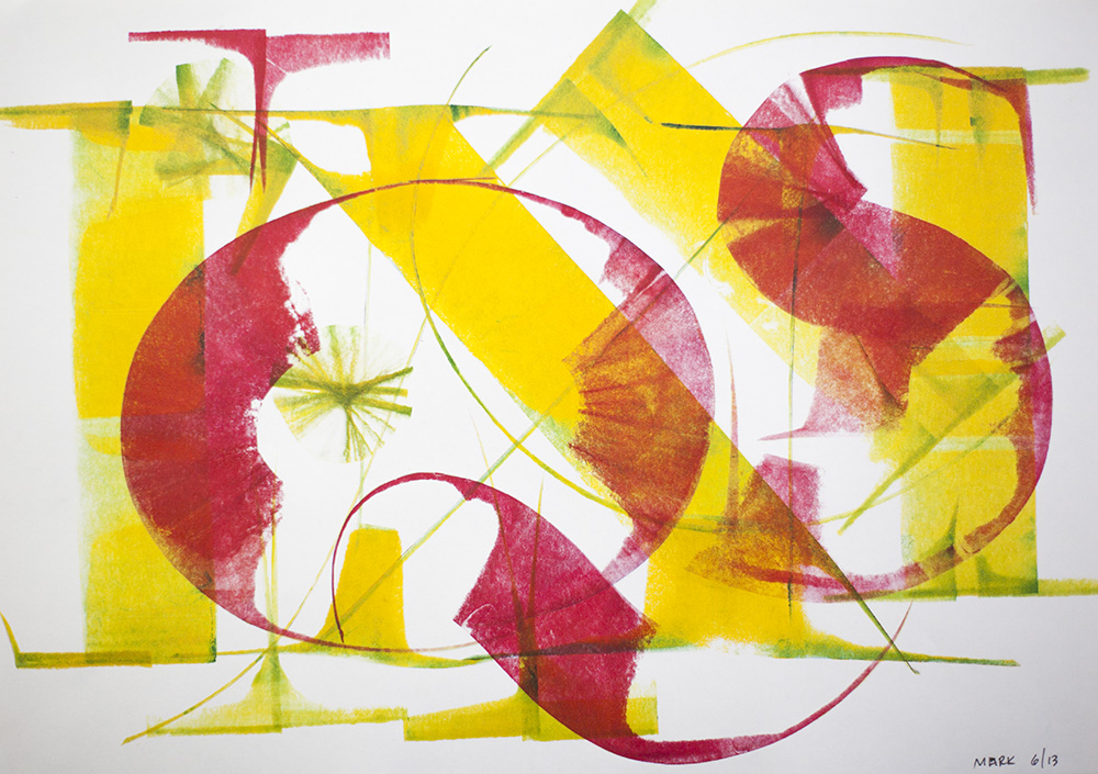 Roller calligraphy by Mark Simonson, 2013.
