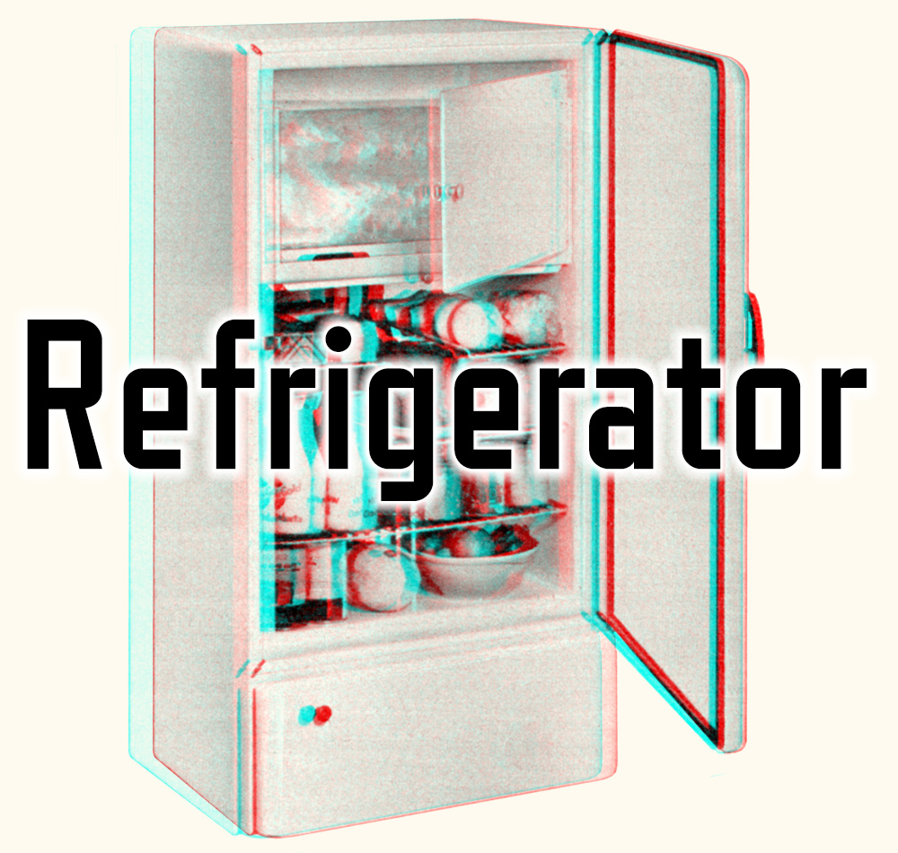 Refrigerator 3D image