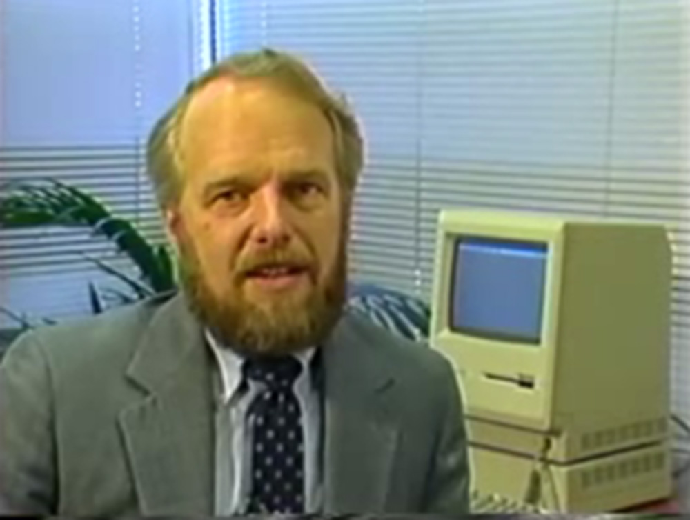 John Warnock, from the VHS tape that shipped with Illustrator 1.0.