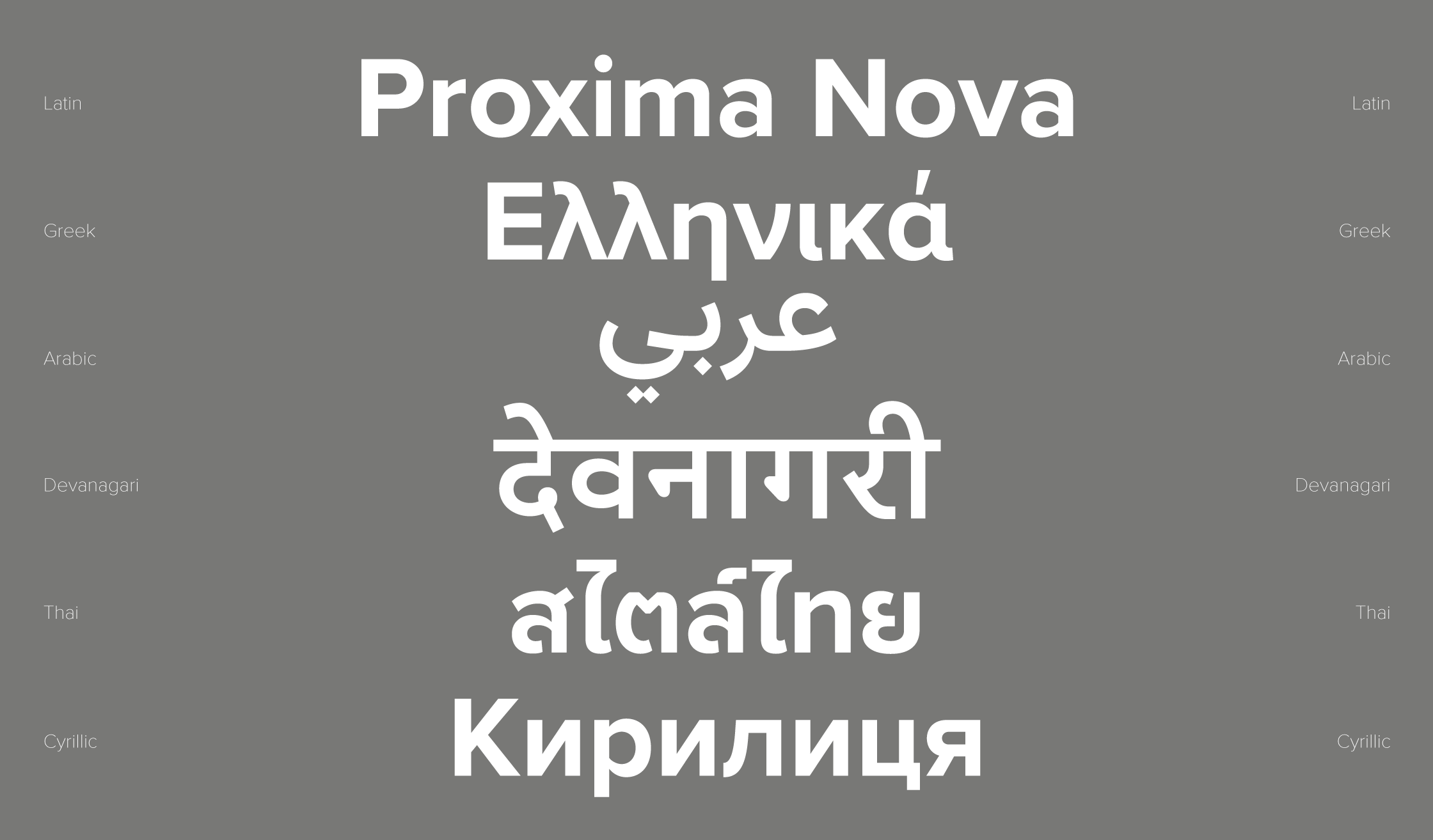 Proxima Nova sample 4