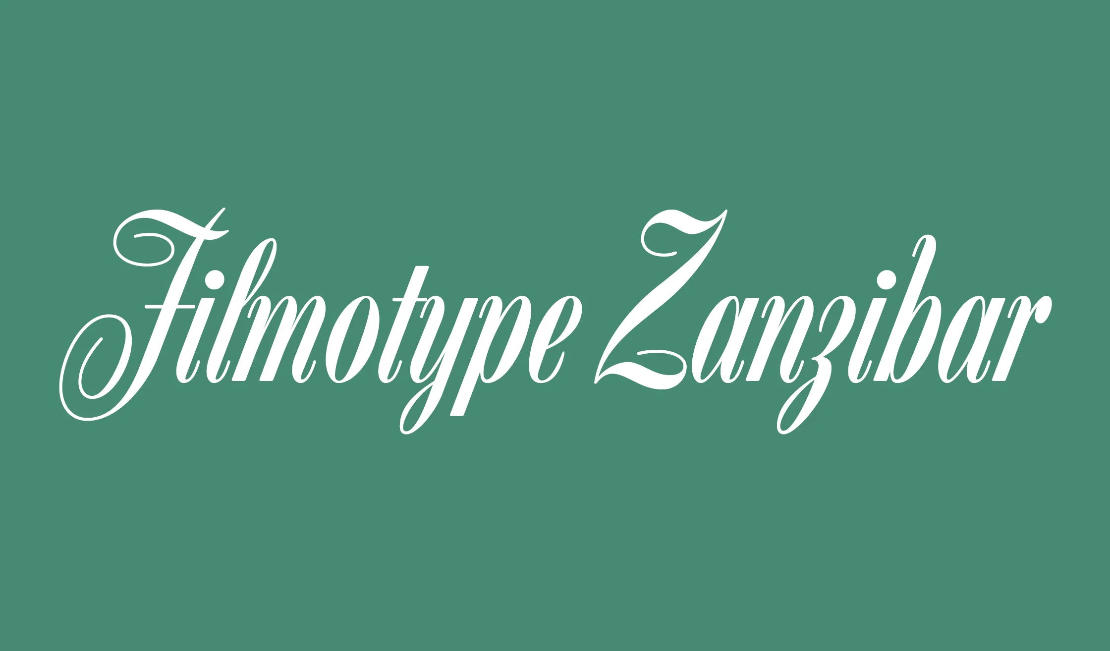 Filmotype Zanzibar sample