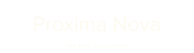 Proxima Nova