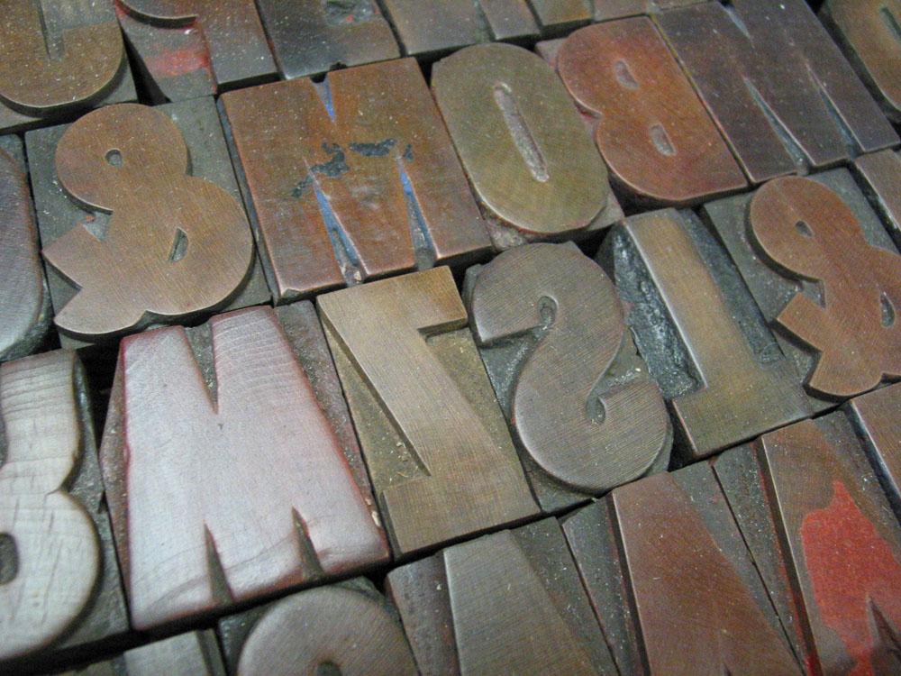 Inline Block Wood Letter - Woodums