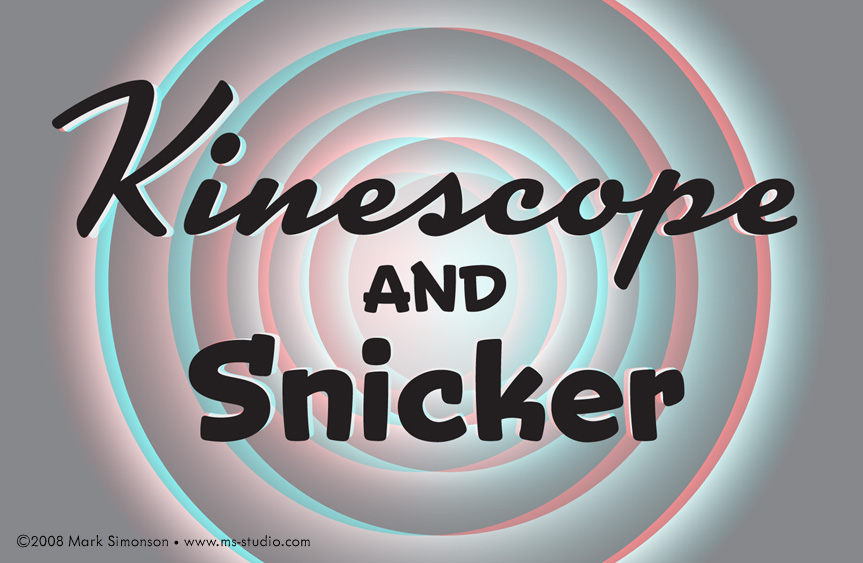 Kinescope Snicker card