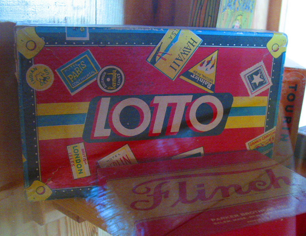 Vintage Lotto game box.