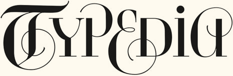 Typedia logo, designed by John Langdon.