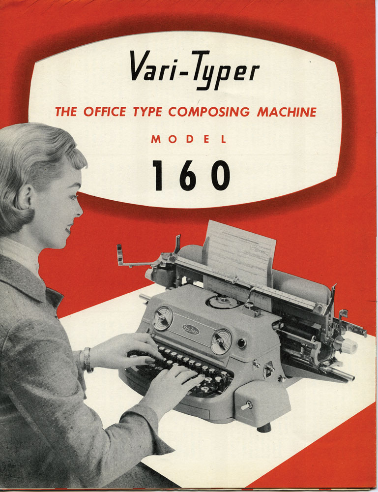 Type Tuesday: Vari-Typer — UPPERCASE